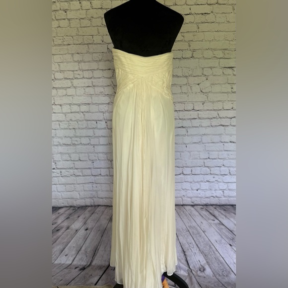 Carmen Marc Valvo collection size 10 dress inner bodice Silk Organza - Picture 3 of 4